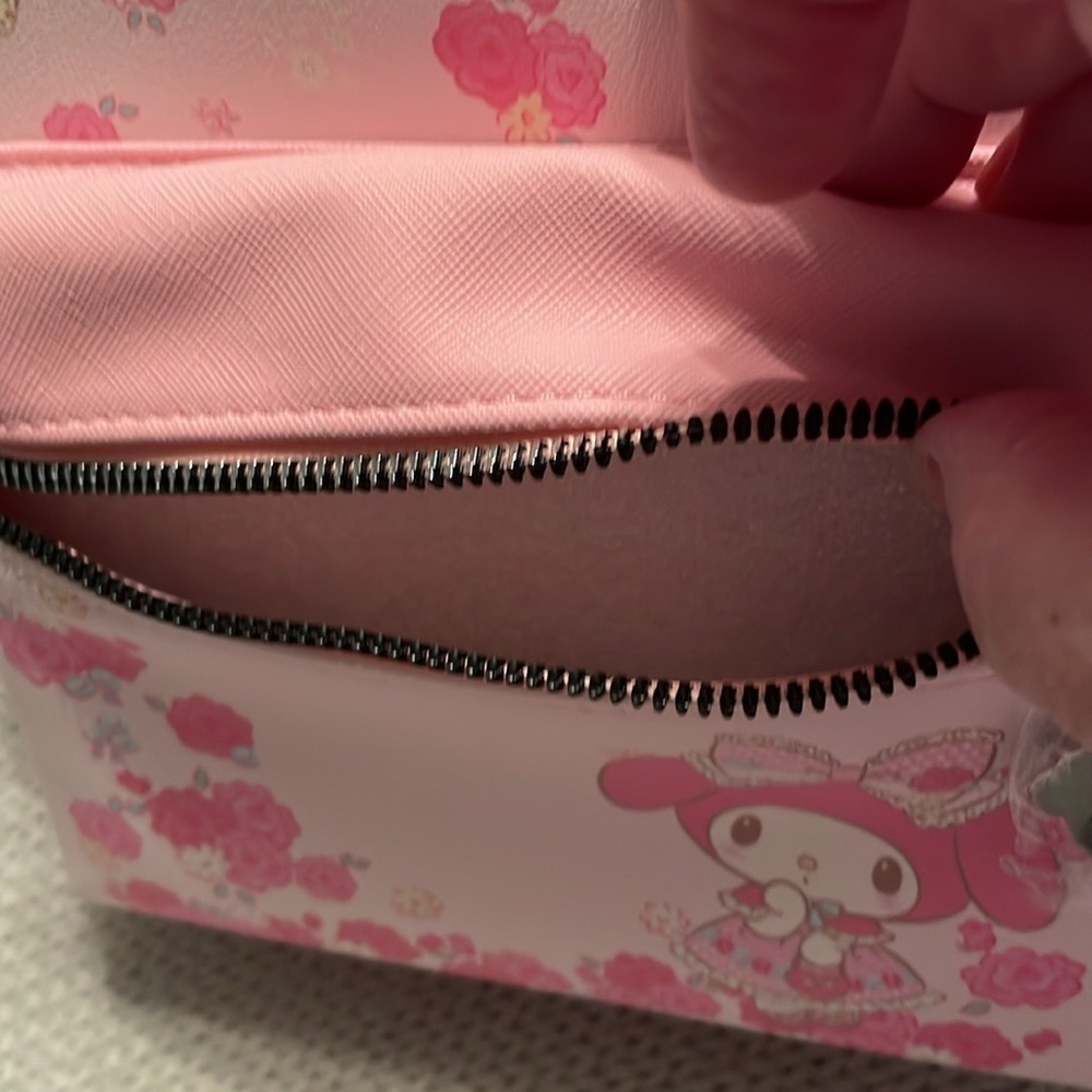 My Melody Bioworld Sanrio Pastel Rose Mini Backpack - Picture 14 of 16